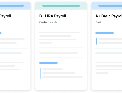 Customizable payroll components